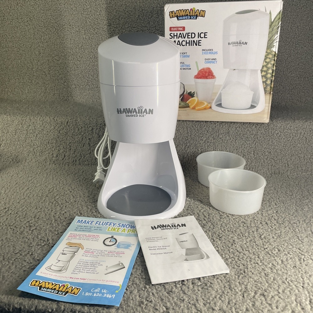Hawaiian Shaved Ice S900A Electric Shaved Ice Machine Snow Cone Maker